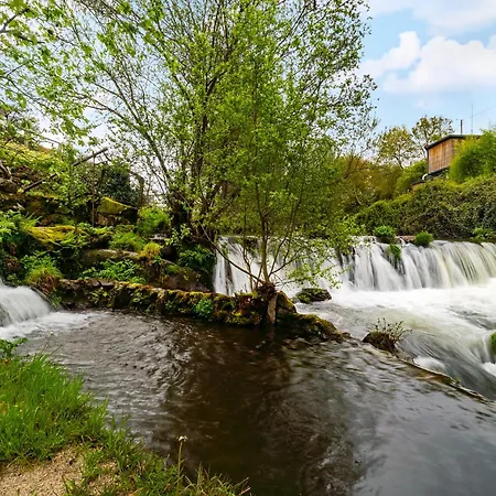 Alpesi faház Whome Riverfront Retreat With Exclusive Waterfall Views Baião